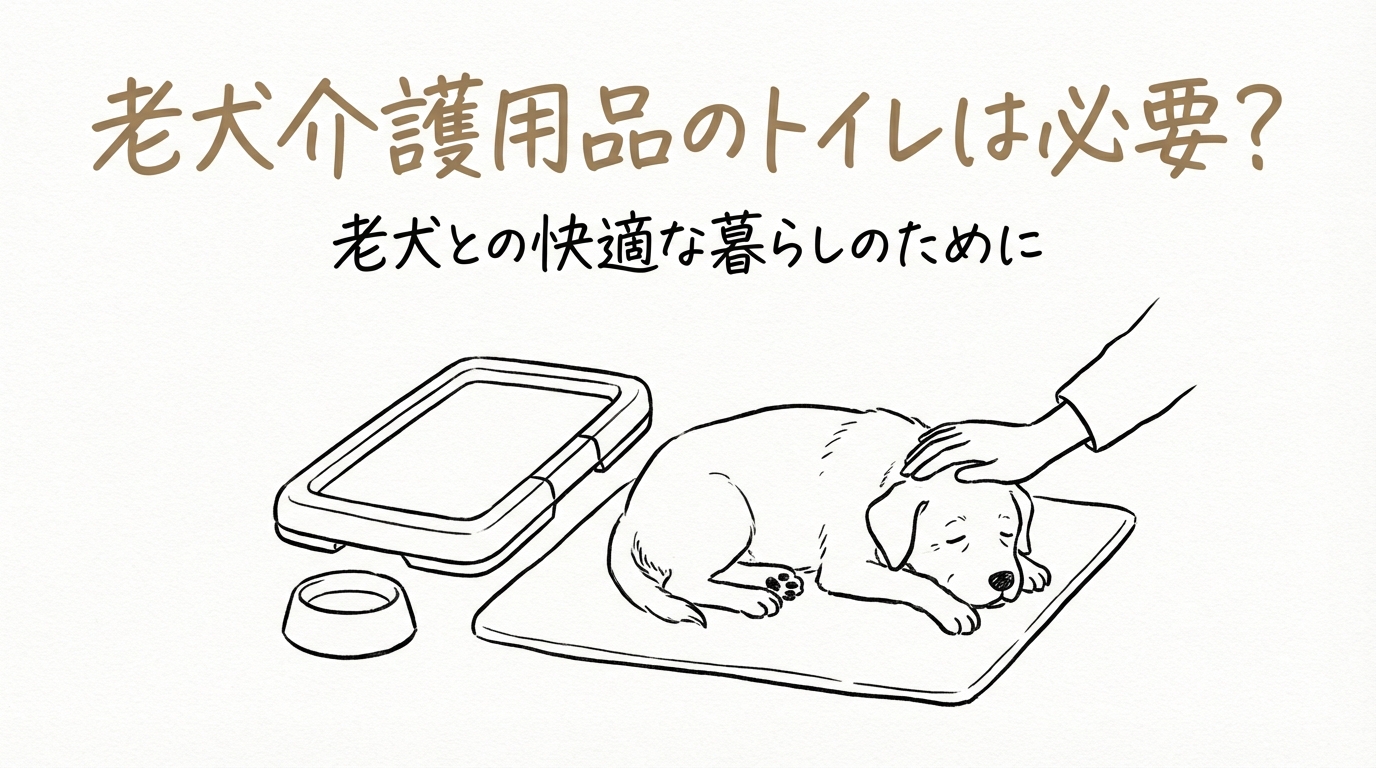老犬介護用品のトイレは必要？