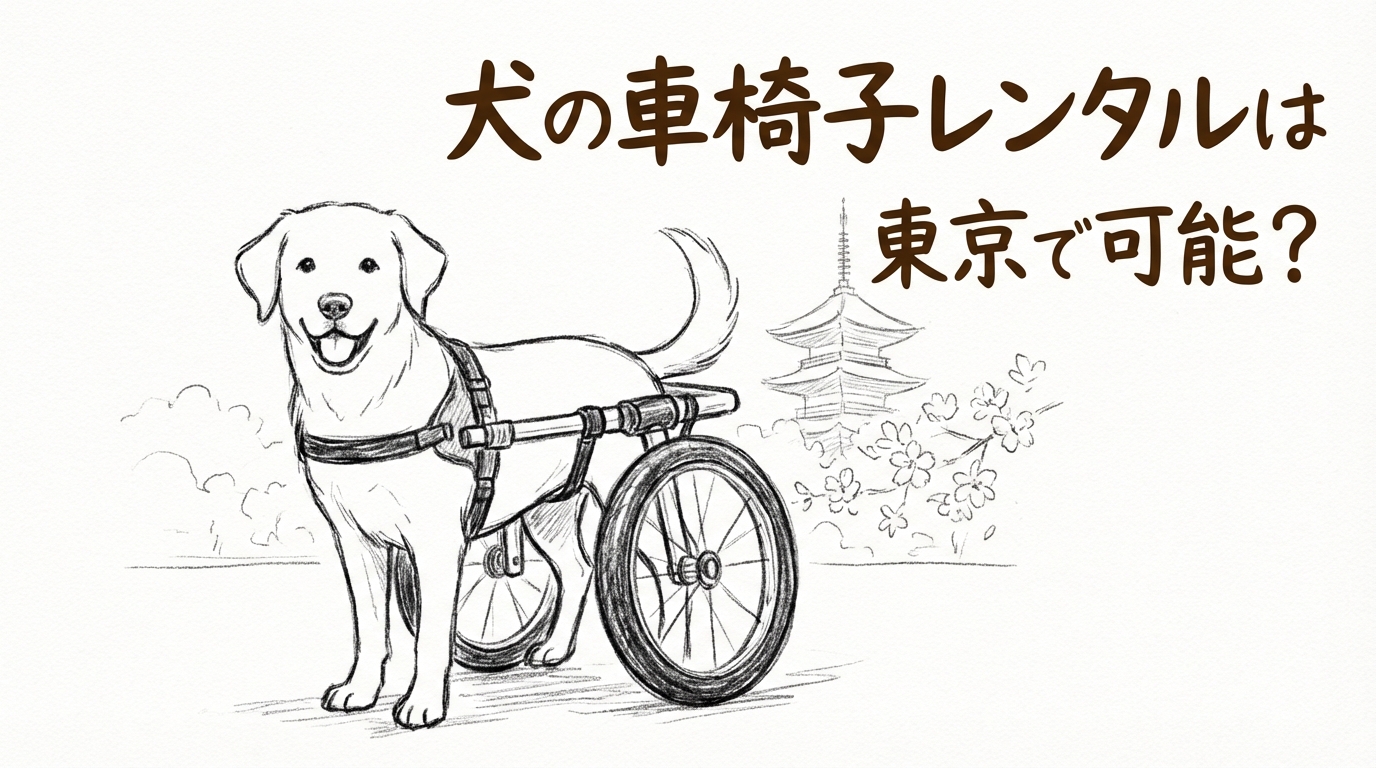 犬の車椅子レンタルは東京で可能?