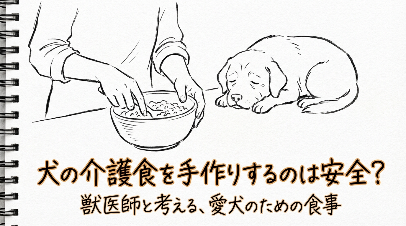 犬の介護食を手作りするのは安全?