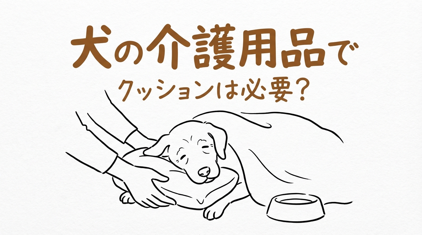 犬の介護用品でクッションは必要？