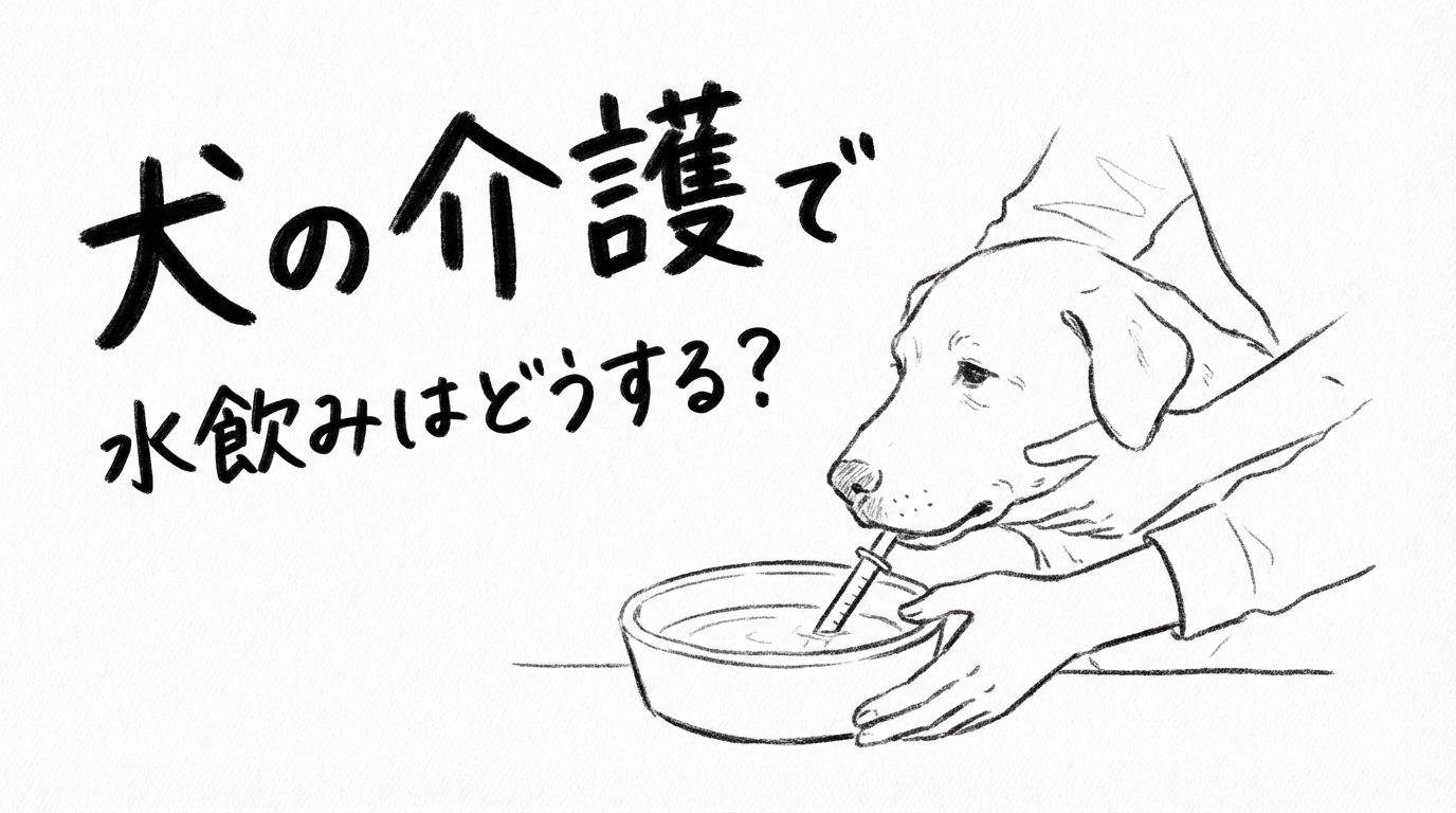 犬の介護で水飲みはどうする？