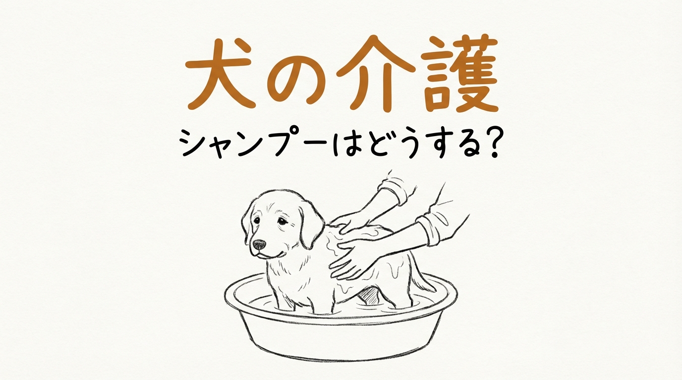 犬の介護でシャンプーはどうする?