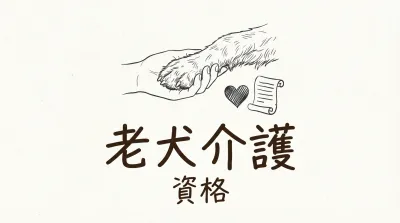 老犬介護の資格ってどんなものがあるの？