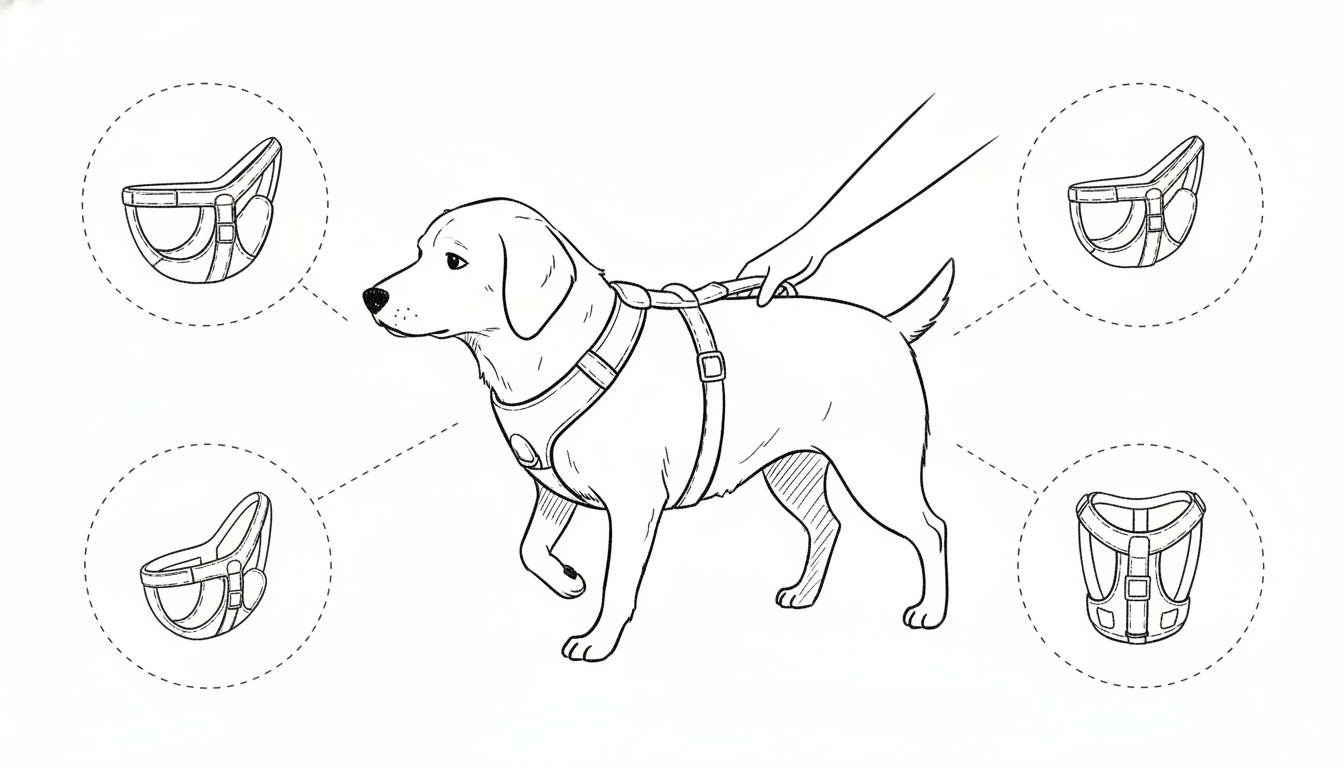 老犬介護用ハーネスは症状に合わせた選択が重要です