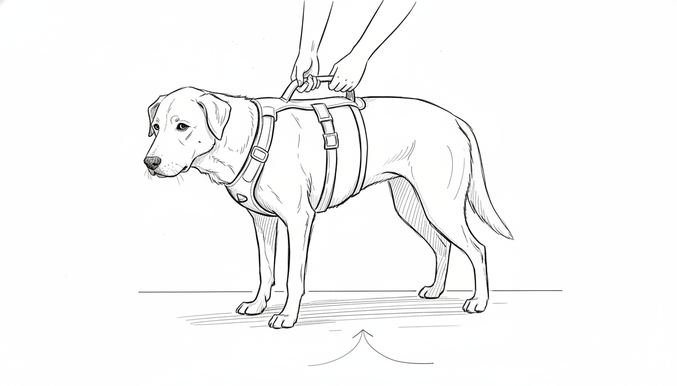 なぜ老犬にハーネスが必要なのか