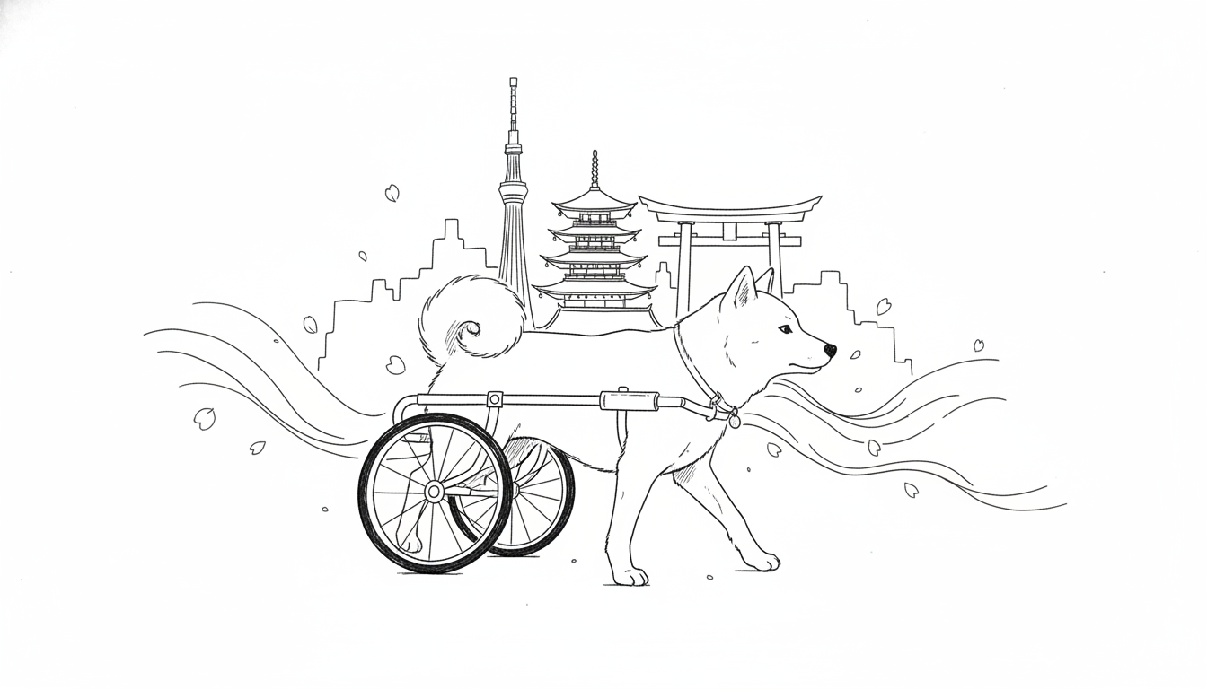東京での犬用車椅子レンタルは限定的ですが利用可能です