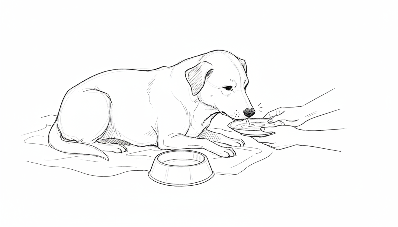 介護犬の水飲みは少量ずつ安全に与えることが基本です