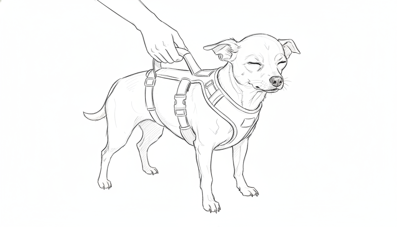 小型犬には介護用ハーネスが適しています